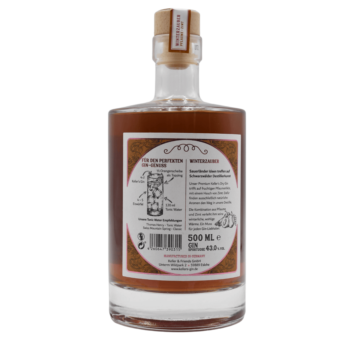 Keller's Winterzauber 0,5L / 43% Vol.